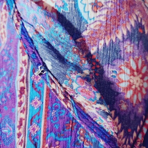 Vintage AEO Boho Bell Sleeved Romper Playsuit Short- XS - Picture 10 of 15